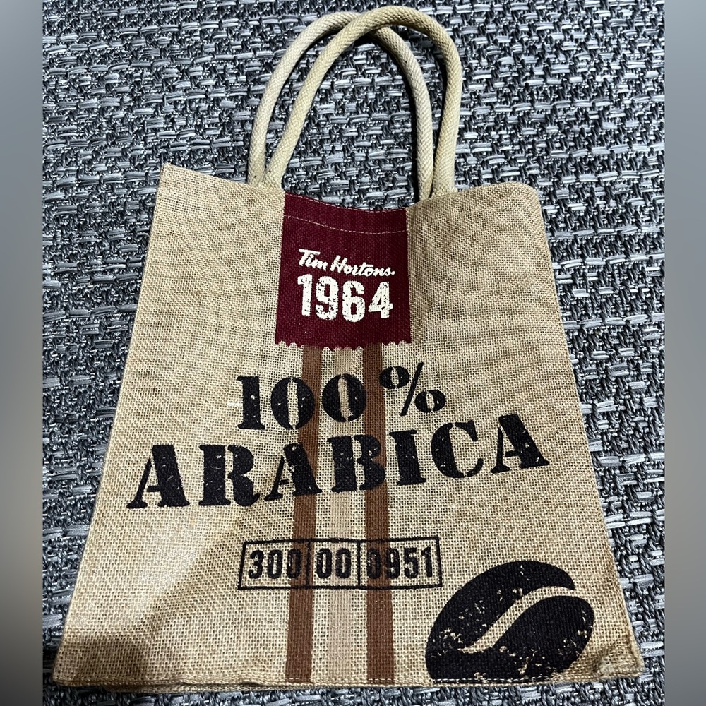 Tim Hortons | Brown Jute Tote Bag